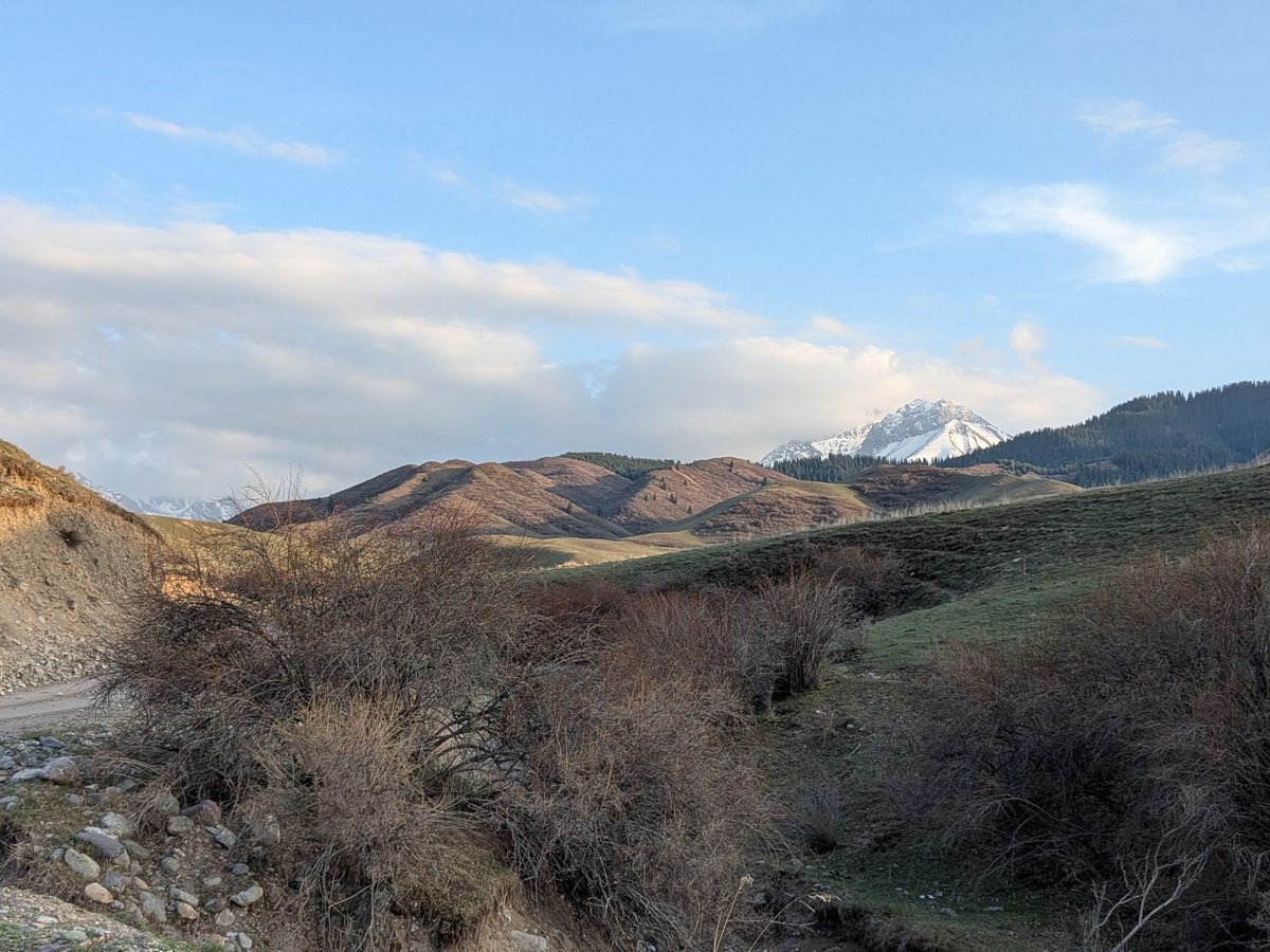 Mountain landscape of Southeast Kazakhstan