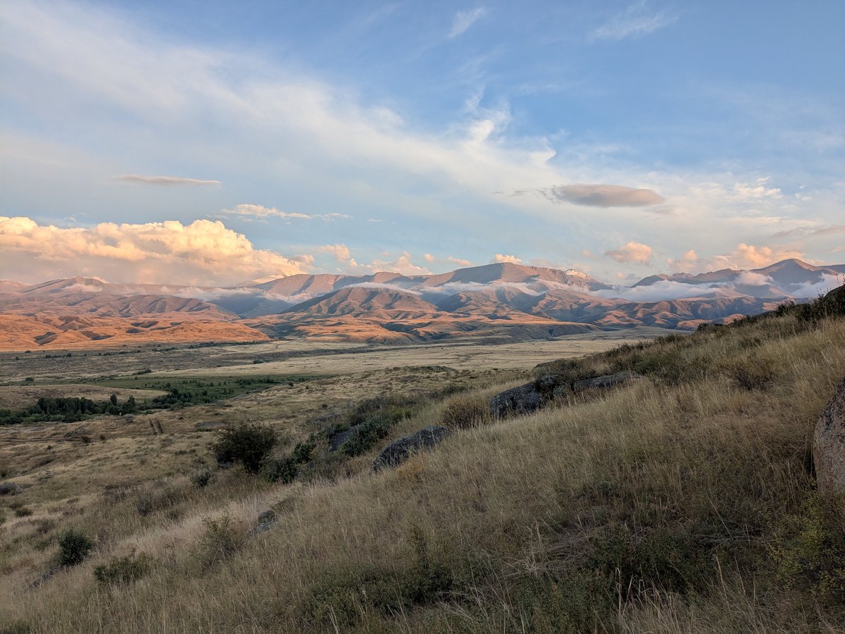 Jungar Alatau foothills landscape — Bayan-Zhurek valley views