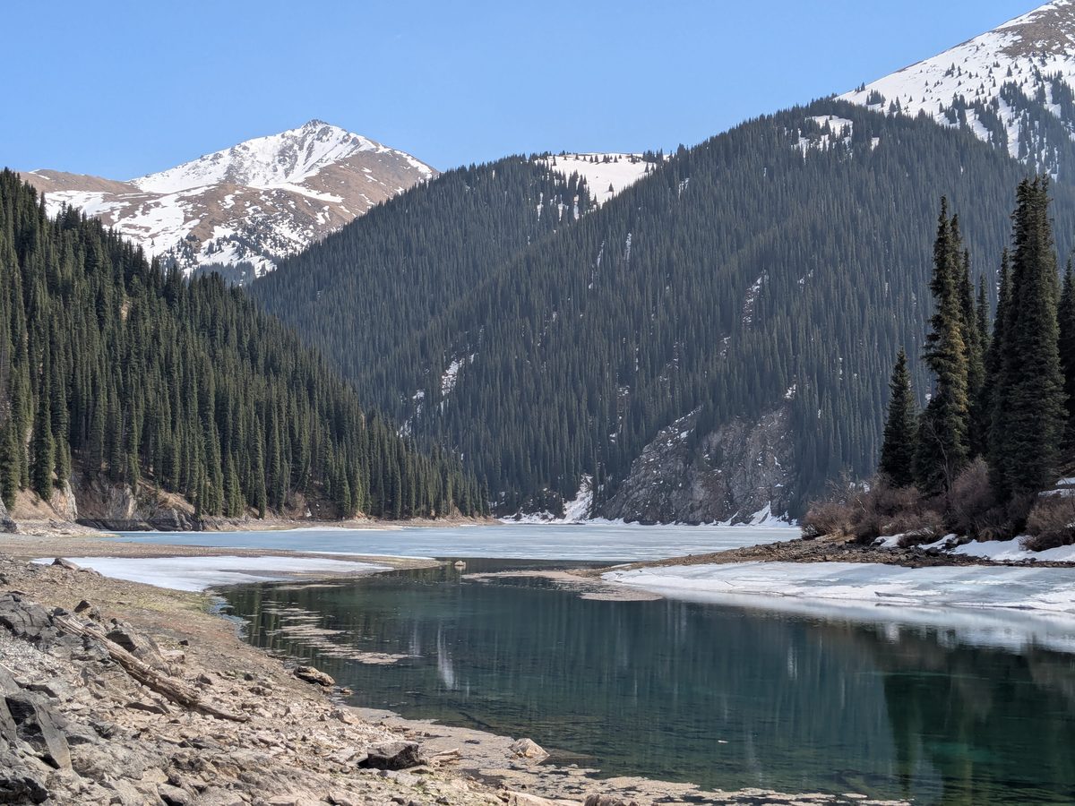Kolsai Lakes alpine landscape